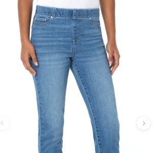 LiverPool Jeans -- CHLOE SLIM- Brockton (light Denim) Pull On
